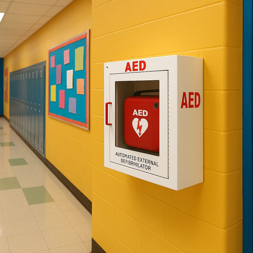 AED-in-colleges 10 Places in New York Where You Can Find an AED Quickly